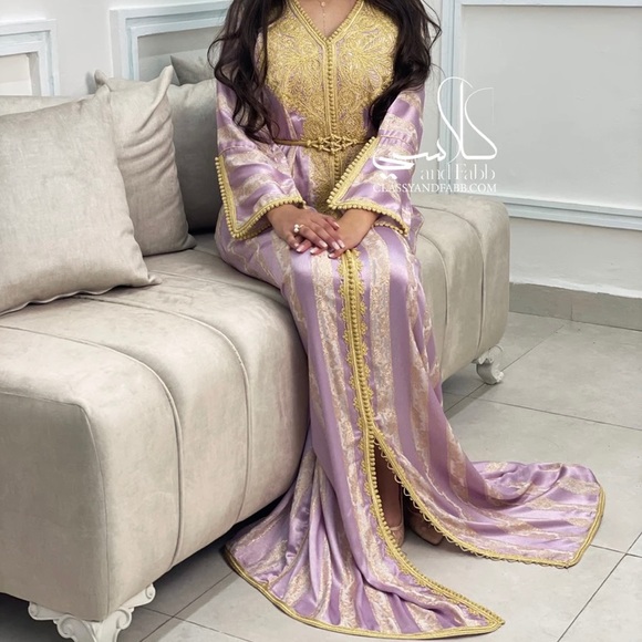 Kaftan, Dubai Abaya, Moroccan Kaftan, luxurious Middle Eastern kimono - Picture 3 of 3